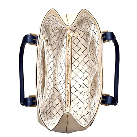 Kate Spade Cove Street Airel Colorblock Cow Leather Tote, Pebble/black - Picture 8 of 16